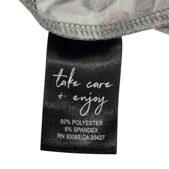 NWT NIC+ZOE Cheetah Pop Top Grey Multi Women's M Turtleneck Leopard Animal Print - Picture 6 of 7